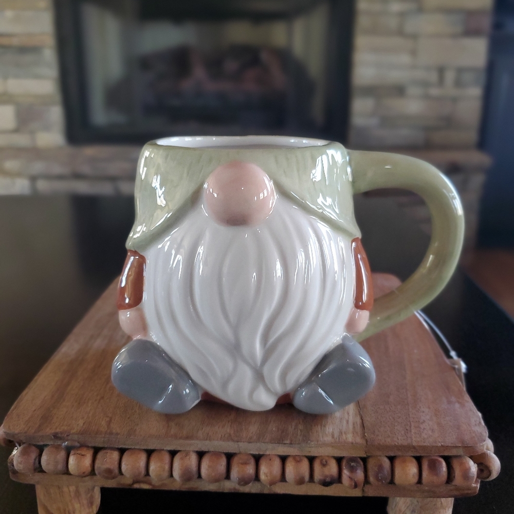 Woodland Forest Gnome Mug-NWT